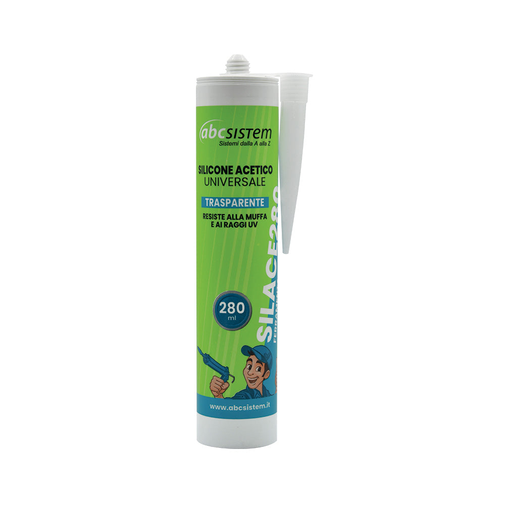 Silicone acetico universale trasparente 280 ml