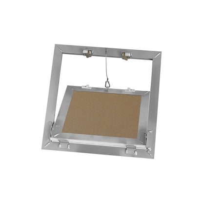 Botola d’ispezione per cartongesso con profilo in alluminio - Spessore 12,5 mm - Confezione 2 pz