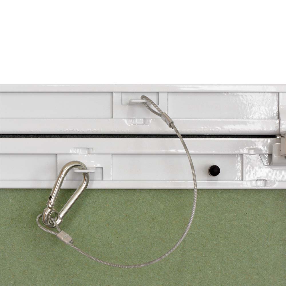 Botola d’ispezione per cartongesso con telaio laccato bianco - Spessore 12,5 mm - Confezione 2 pz