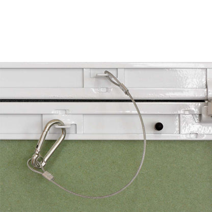 Botola d’ispezione per cartongesso con telaio laccato bianco - Spessore 12,5 mm - Confezione 2 pz