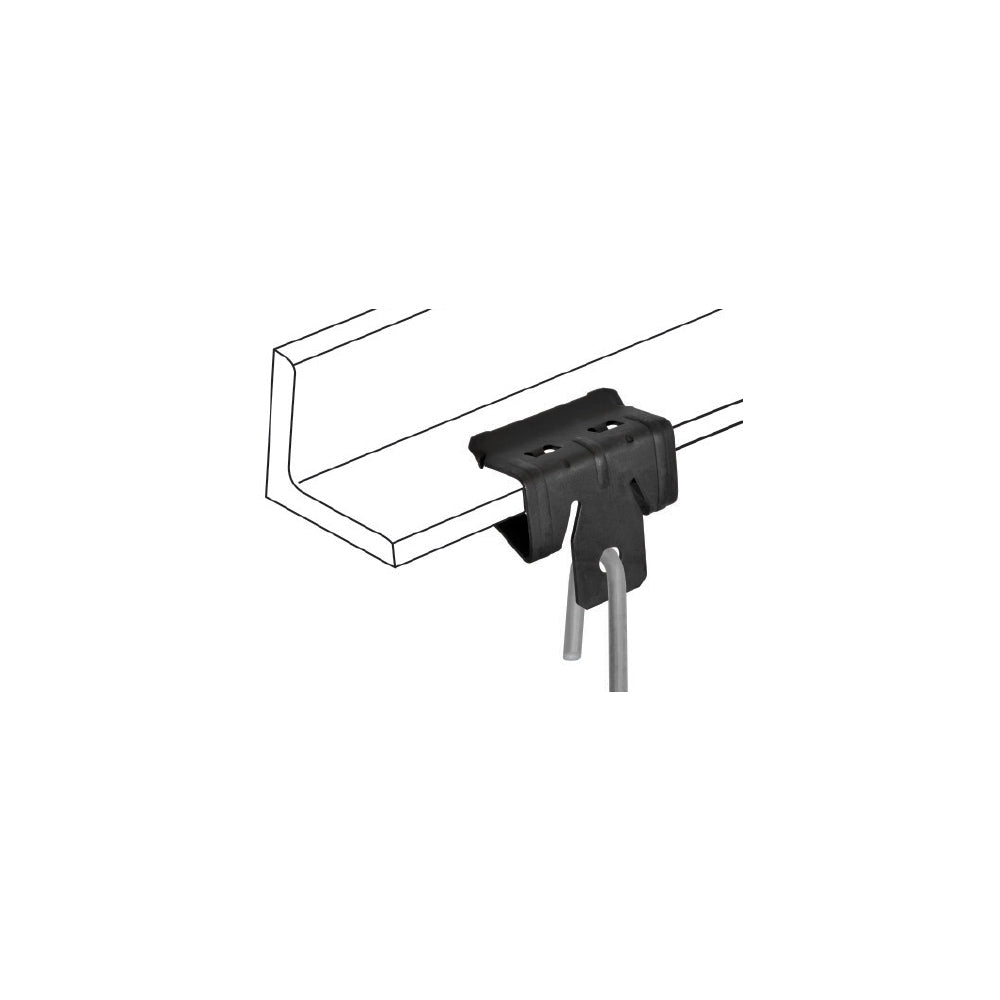 Clips per putrelle controsoffitti con piega a 90°