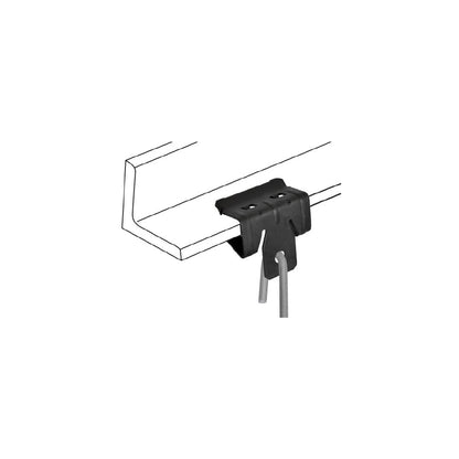 Clips per putrelle controsoffitti con piega a 90°
