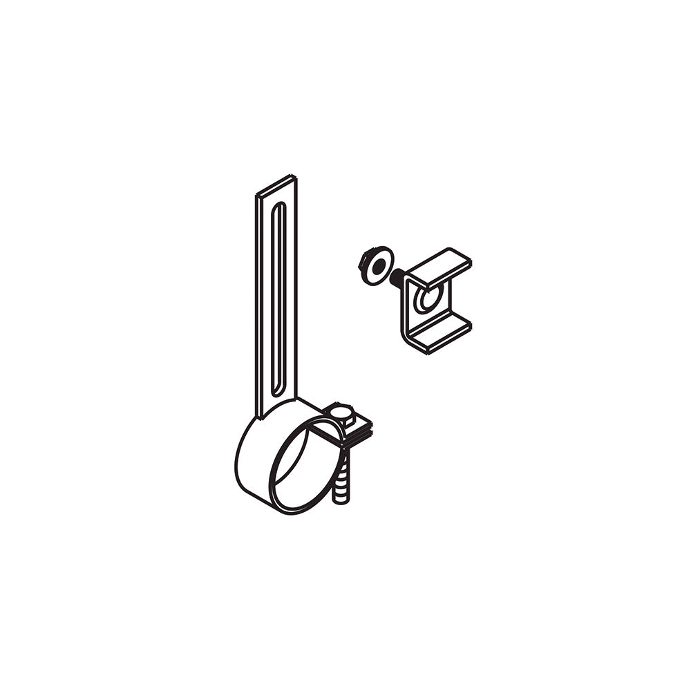 Collare universale regolabile ø40-50 per bidet e lavabo