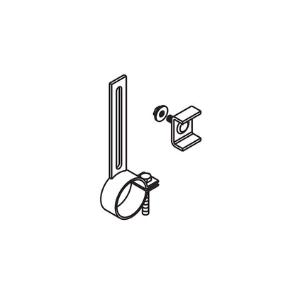 Collare universale regolabile ø40-50 per bidet e lavabo