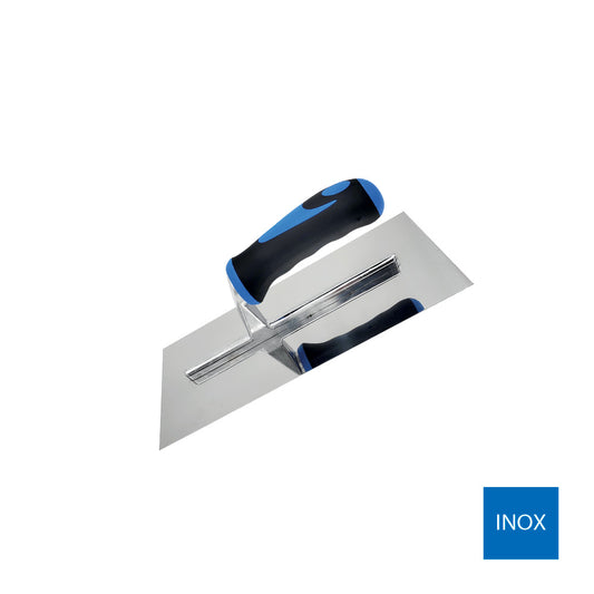 Frattone lama in acciaio inox a bordo dritto – 12 x 28cm