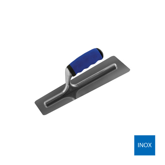 Frattone lama in acciaio inox trapezoidale a bordo arrotondato – 12 x 28cm