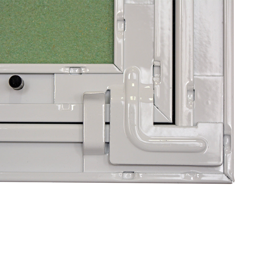 Botola d’ispezione per cartongesso con telaio laccato bianco - Spessore 12,5 mm - Confezione 2 pz