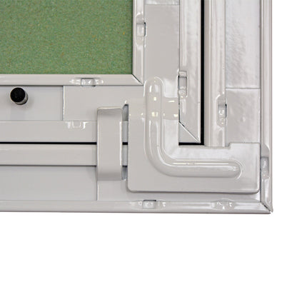 Botola d’ispezione per cartongesso con telaio laccato bianco - Spessore 12,5 mm - Confezione 2 pz